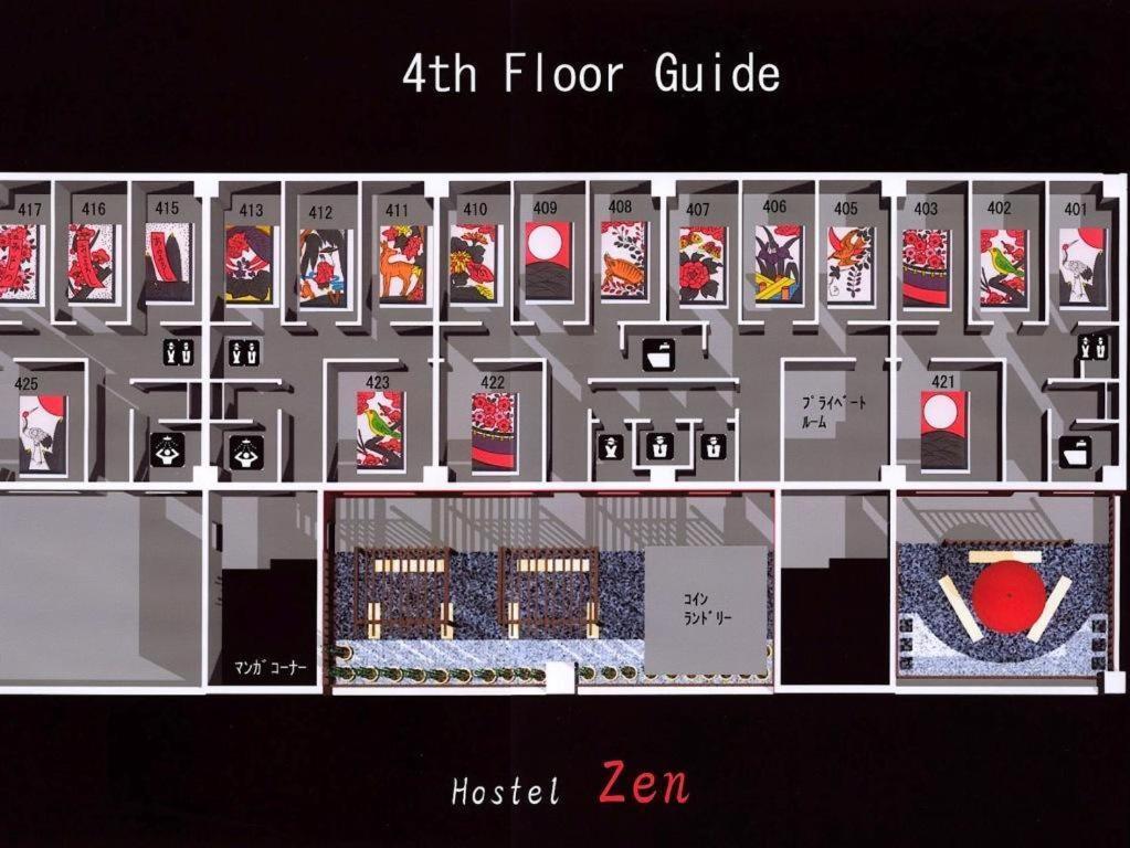 Hostel Zen Yokohama  Kamer foto
